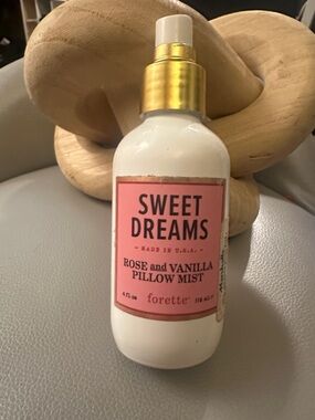 Frette Sweet Dreams Rose and Vanilla Pillow Mist - Pink & Gold